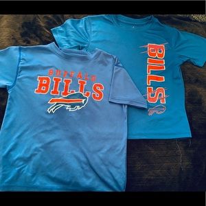 Two Buffalo Bills boys shirt size 6X